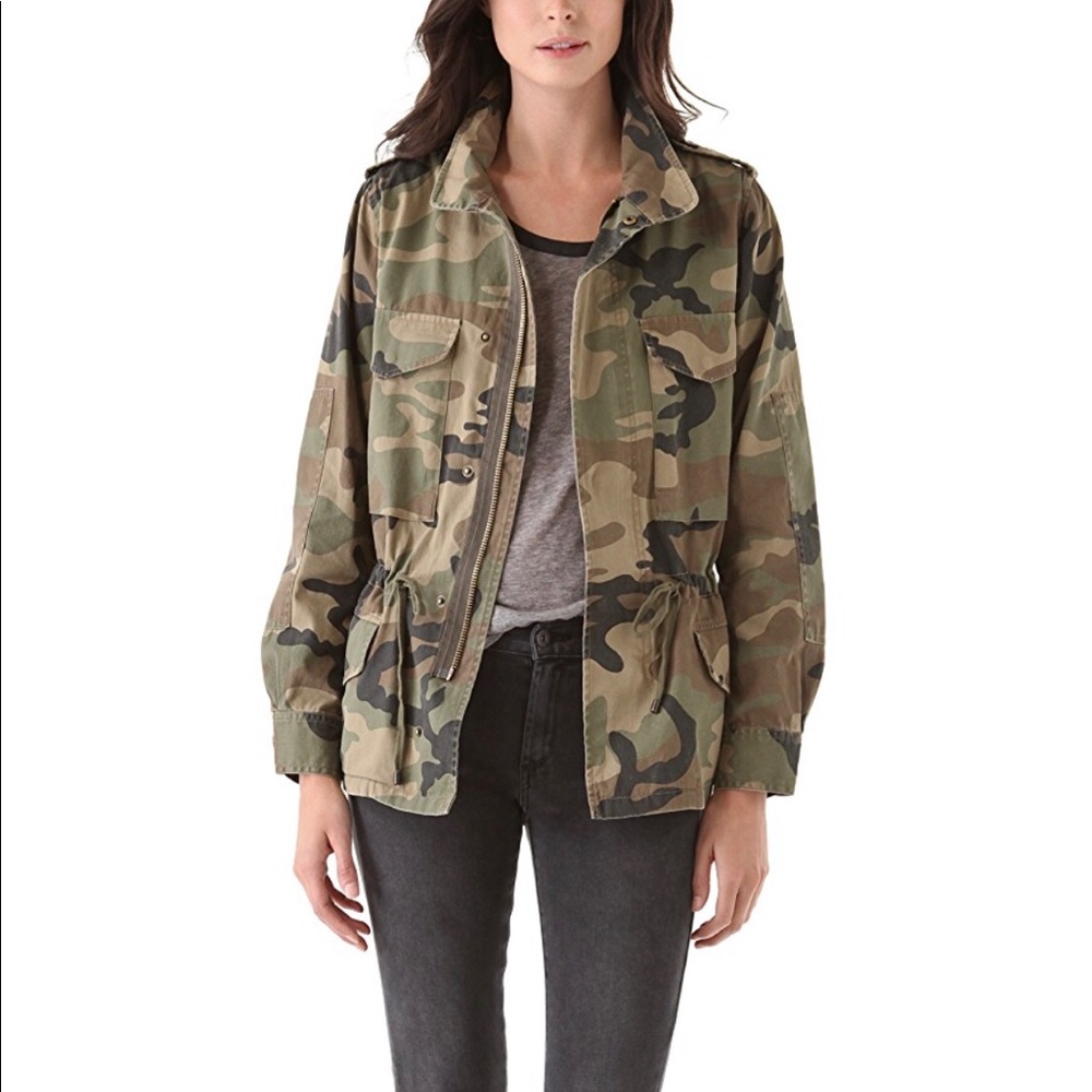 Club Monaco Lauren Camo Jacket